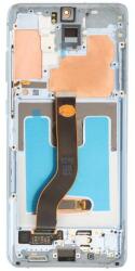  NBA001LCD1011200297282 Samsung Galaxy S20 Plus 5G OLED kijelző érintővel Kék kerettel előlap (NBA001LCD1011200297282)