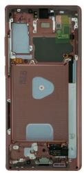NBA001LCD1011200297275 Samsung Galaxy Note20 / Note20 5G OLED kijelző érintővel Arany kerettel előlap (NBA001LCD1011200297275)