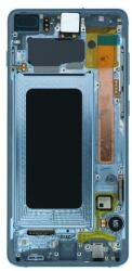 Samsung GH82-18834A Gyári Samsung Galaxy S10 Plus OLED kijelző érintővel Kék kerettel előlap (GH82-18834A)