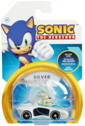 Sonic Nintendo Sonic - Vehicul din metal cu figurina 1: 64, Silver, S5 (40921)
