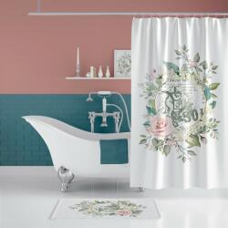 Tropik Home Perdea dus cu 12 inele, 180x200cm, 3D Flower(Angel)