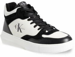 Calvin Klein Jeans Sneakers Calvin Klein Jeans Chunky Mid Cupsole Coui Lth Mix YM0YM00779 Black/Creamy White 00W Bărbați