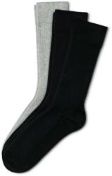 Tchibo 3 pár férfi zokni szettben, fekete/szürke 2x fekete, 1x szürke 41-43