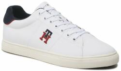 Tommy Hilfiger Sneakers Tommy Hilfiger Core Vulc Varsity Monogram FM0FM04350 White YBR Bărbați