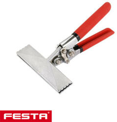 FESTA 17089 áttételes lemezhajlító fogó, egyenes - 215 mm (150 mm széles) (17089)
