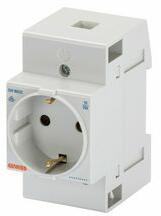 Gewiss Dugaszolóaljzat 2P+F sínre sorolható 250V AC 16A földelt 2.5M 90AM GEWISS - GW96522 (GW96522)