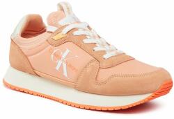 Calvin Klein Sneakers Calvin Klein Jeans Runner Sock Laceup Ny-Lth Wn YW0YW00840 Apricot Ice/Bright White 0JL