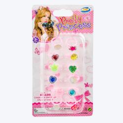  Set 12 inele din plastic pentru fetite (NBN000A057-A)