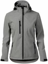 MALFINI Női softshell felső Performance - Sötétszürke melírozott | 2XL (5211217)