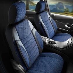 Panda Set Huse Scaune Auto pentru Ford Focus - Panda Elegant, Albastru, 11 piese