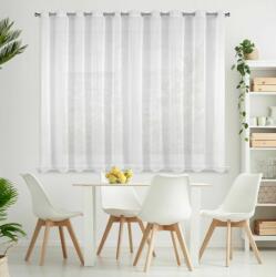 EUROFIRANY Lucy fényáteresztő függöny voile anyagból Fehér 400x150 cm - homeandstyle - 8 863 Ft
