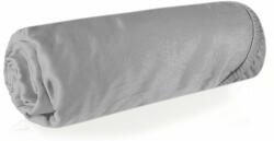 Eurofirany Nova3 pamut-szatén gumis lepedő Ezüst 220x200 cm +30 cm