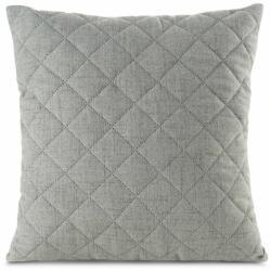 EUROFIRANY Len1 vászon szerkezetű préselt mintás párnahuzat Acélszürke 45x45 cm