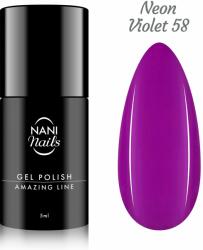 Naní Amazing Line gél lakk 5 ml - Neon Violet