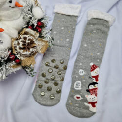 Aura Via Mikulásos-Karácsonyi női vastag csúszásgátlós zokni 38-41 54288