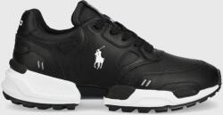 Ralph Lauren bőr sportcipő Polo Jogger fekete - fekete Férfi 42
