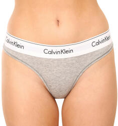 Calvin Klein Tanga damă Calvin Klein gri (F3786E-020) M (147464)