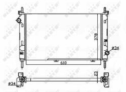 NRF Radiator, racire motor NRF 509528A - centralcar