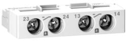 Schneider Electric Segédérintkező blokk GV-hez előlapra beépíthető 2-z 0.5A/AC15/230V csavaros TeSys GV-AE Schneider (GVAE20)