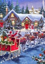 Bluebird Puzzle - Puzzle Moș Crăciun și sania - 1 000 piese Puzzle