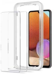 Spigen Set 2 folii sticla transparenta cu sistem de montare Case friendly Spigen ALM GLAStR compatibil cu Samsung Galaxy A53 5G (AGL04306)