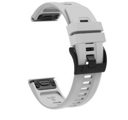gigapack Pótszíj (egyedi méret, 26 mm, szilikon, állítható, QuickFit csatlakozás) SZÜRKE Garmin Fenix 6X Pro, Garmin Fenix 6X Pro Sapphire, Garmin Epix Pro (Gen2) 51mm, Garmin Fenix 7X Pro Solar, Garmi (GP-149