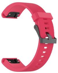 gigapack Pótszíj (egyedi méret, 20 mm, szilikon, állítható, rombusz minta, QuickFit csatlakozás) RÓZSASZÍN Garmin Fenix 6S Pro Solar, Garmin Fenix 7S, Garmin Fenix 7S Pro Solar, Garmin Fenix 7S Solar, (GP-1492