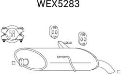 QWP Toba esapament finala QWP WEX5283 (WEX5283)