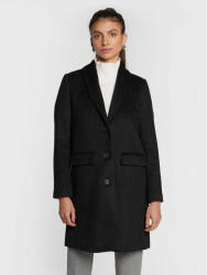 Bruuns Bazaar Gyapjú kabát Catarina BBW3119 Fekete Regular Fit (Catarina BBW3119)