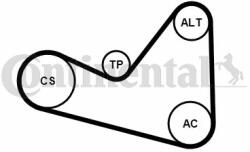 Continental Ctam Set curea transmisie cu caneluri CONTINENTAL CTAM 6PK1050K3 (6PK1050K3) - automobilus