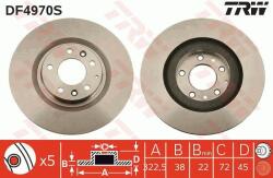 TRW Disc frana TRW SINGLE DF4970S (DF4970S)