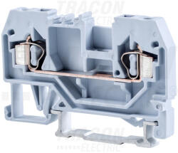 TRACON TSKC2e5 Fázisvezető ipari sorozatkapocs, rugós, sínre, szürke (TSKC2e5)