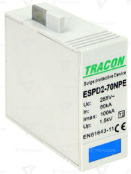 TRACON ESPD2-70NPEO T2 AC típusú túlfeszültség levezető betét 70 NPE (ESPD2-70NPEO)
