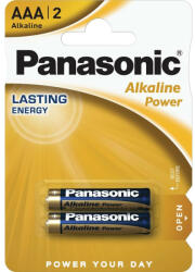 Panasonic LR03APB-2BP Panasonic LR03APB/2BP 1, 5V AAA/mikro tartós alkáli elem 2 db/csomag (LR03APB-2BP)