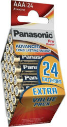 Panasonic LR03PPG-24PT Panasonic LR03PPG/24CD 1, 5V AAA/mikro tartós alkáli elem 24 db/csomag (LR03PPG-24PT)