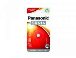 Panasonic SR616-1BP Panasonic SR-616 1, 55V ezüst-oxid óraelem 1db/csomag (SR616-1BP)