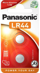 Panasonic LR44EL-2B Panasonic LR-44EL/2B LR44 elem 1 db (LR44EL-2B)
