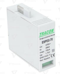TRACON ESPD2-70MO T2 AC típusú túlfeszültség levezető betét 70 M (ESPD2-70MO)
