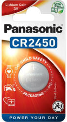 Panasonic CR2450L-1BP-PAN Panasonic CR2450 3V lítium gombelem 1db/csomag (CR2450L-1BP-PAN)