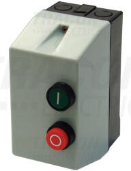 TRACON TEMS1-121 Tokozott motorvédő kombináció, kontaktor+hőrelé, műanyag ház (TEMS1-121)