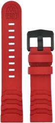 Luminox FPX. 3800.30B. K Piros PU szíj fekete csattal 3800 modellekhez (FPX380030BK)
