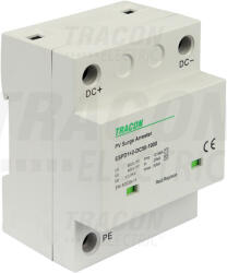 TRACON ESPD1+2-DC50-600 ESPD1+2-DC50-600 T1+T2 DC típusú túlfeszültséglevezető, egybeépített (ESPD1-2-DC50-600)