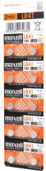 Maxell LR41L-10BP-MAX Maxell LR41L 1, 5V alkáli gombelem 10db/csomag (LR41L-10BP-MAX)