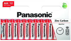 Panasonic R6RZ-12HH Panasonic RedZinc R6RZ/12HH AA/ceruza cink-mangán tartós elem 12 db/csomag (R6RZ-12HH)