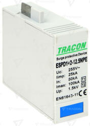 TRACON ESPD1+2-12.5NPEO T1+T2 AC típusú túlfeszültséglevezető betét 12.5 NPE (ESPD1plus2-12_5NPEO)