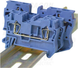 TRACON TSKB1, 5K Nullavezető ipari sorozatkapocs, rugós, sínre, kék (TSKB1e5K)