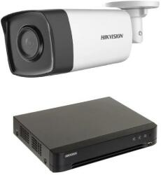HIKVISION Kit supraveghere video Hikvision, 2 Camere DS-2CE17D0T-IT3F2C, 2MP, DVR IDS-7204HUHI-M1/SC, Alb si Negru (K2-4C7204AC-15M)