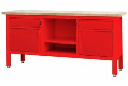 Torin Big Red TSK7522-L satupad 2 fiókkal, 2 szekrénnyel, nyitott tárolóval, fa munkalappal (TSK7522-L) - dwdszerszam