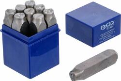 BGS Technic 9-3040 beütő készlet, szám, 12 mm, 9 darabos (9-3040) - dwdszerszam