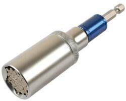 Laser Tools LAS-6277 1/4"-os multi univerzális dugókulcs fej, csavarozógépbe fogható, "túlélő fej", 9-21 mm (LAS-6277) - dwdszerszam